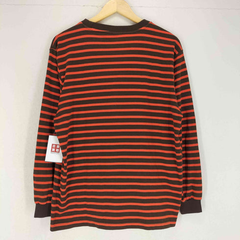 エムエルビー MLB フロント刺繍ボーダーL/S TEE メンズ JPN:XL
