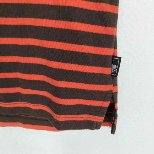 エムエルビー MLB フロント刺繍ボーダーL/S TEE メンズ JPN:XL