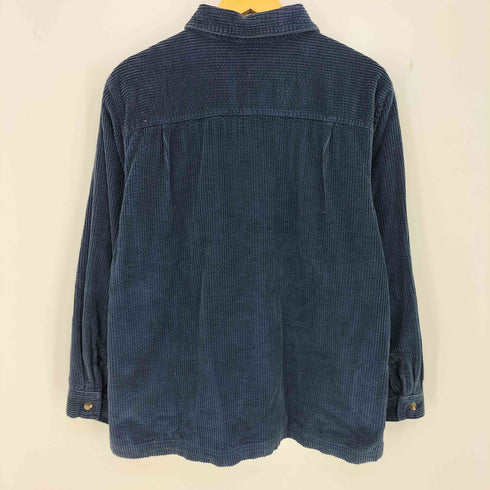エルエルビーン L.L.Bean 裏地チェック コーデュロイ ロングスリーブシャツ メンズ import:M