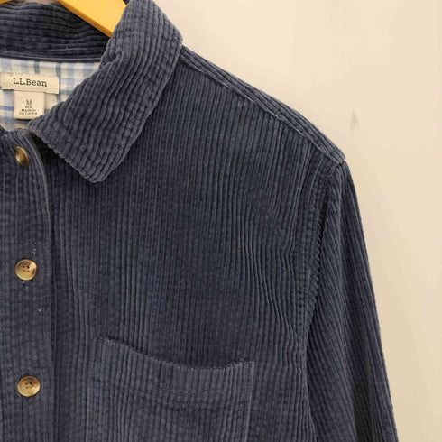 エルエルビーン L.L.Bean 裏地チェック コーデュロイ ロングスリーブシャツ メンズ import:M