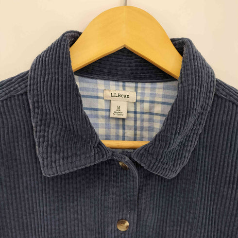 エルエルビーン L.L.Bean 裏地チェック コーデュロイ ロングスリーブシャツ メンズ import:M