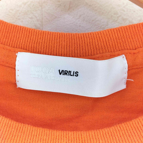 トーガビリリース TOGA VIRILIS ワンポイント刺繍 クルーネックTシャツ メンズ JPN:44