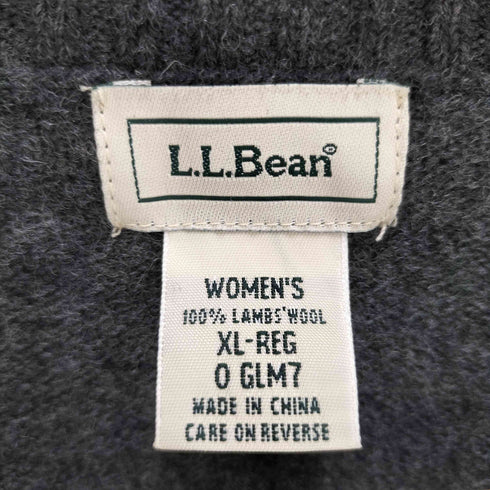 エルエルビーン L.L.Bean 総柄 Vネックニットベスト レディース import:XL