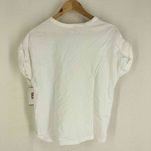トゥービーバイアニエスベー To b. by agnes b. ロゴプリント ロールスリーブTシャツ レディース EUR:38