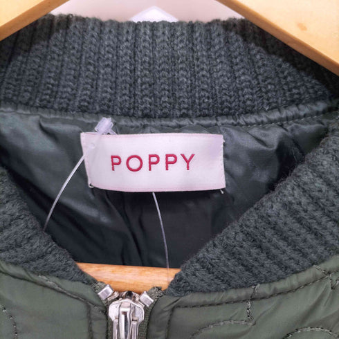 ポピートーキョー poppy tokyo フラワーキルティングブルゾン レディース FREE