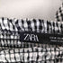 ザラ ZARA スモッキング加工 ギンガムチェック フリル ブラウス レディース import:M