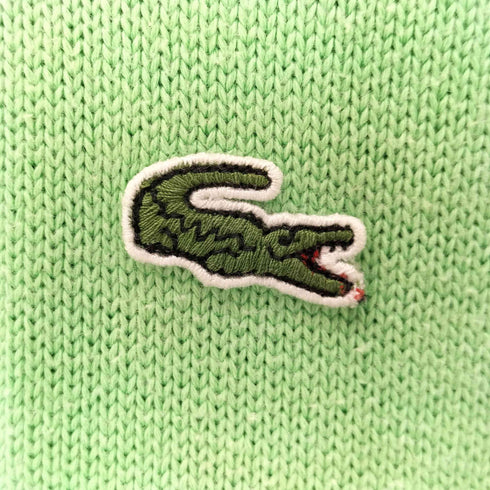 ラコステ LACOSTE ワニ刺しゅう ハーフジップ コットンニット メンズ JPN:2
