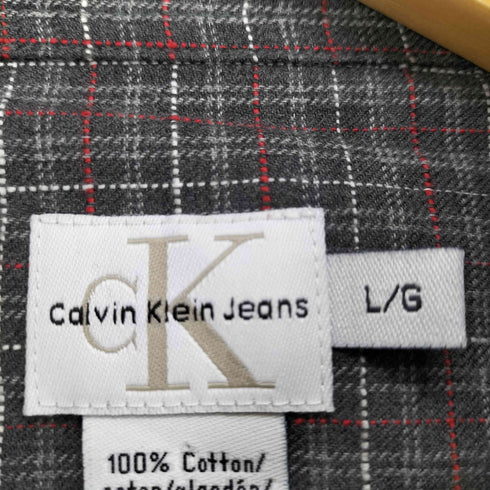 カルバンクラインジーンズ Calvin Klein Jeans コットンチェックシャツ メンズ JPN:L