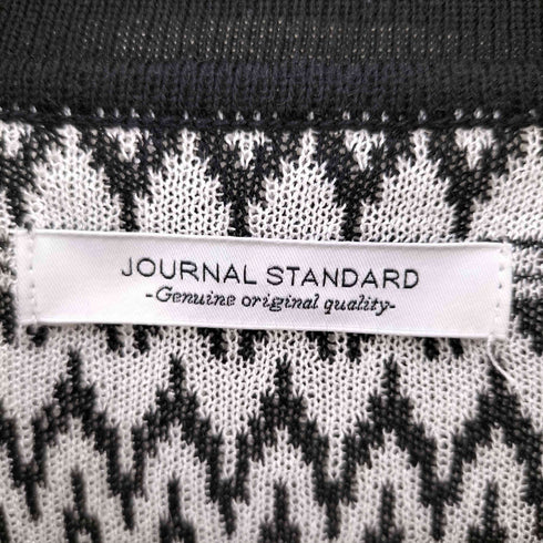 ジャーナルスタンダード JOURNAL STANDARD ハーフジップ総柄ポロシャツ メンズ M
