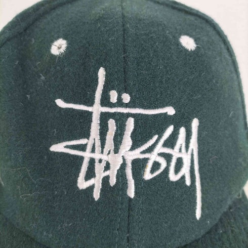 ステューシー Stussy OLD STUSSY CAPZ 台湾製 ショーンロゴ ウールアクリル スナップバックキャップ メンズ