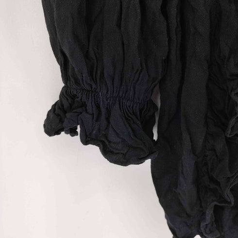 ユーバイスピックアンドスパン U by SPICK&SPAN レーヨンリネンフリルデザイン L/S ブラウス レディース