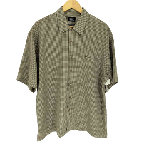 ハガークロージング HAGGAR ポリレーヨンシャツ メンズ JPN:L