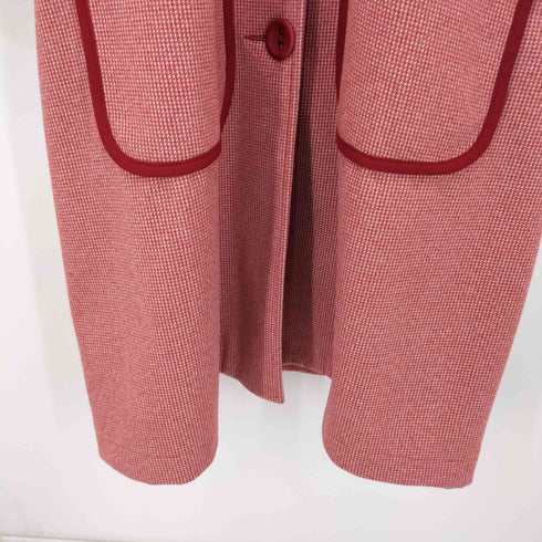 ポピートーキョー poppy tokyo パイピングレトロコクーンコート レッド レディース JPN:S