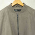 ザラ ZARA スウェード調 ボンバージャケット ジップアップブルゾン レディース import:L
