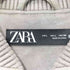 ザラ ZARA スウェード調 ボンバージャケット ジップアップブルゾン レディース import:L