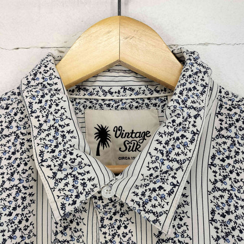 VINTAGE SILK 花柄シャツ メンズ JPN:XXL