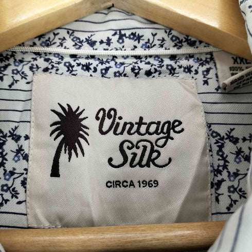 VINTAGE SILK 花柄シャツ メンズ JPN:XXL
