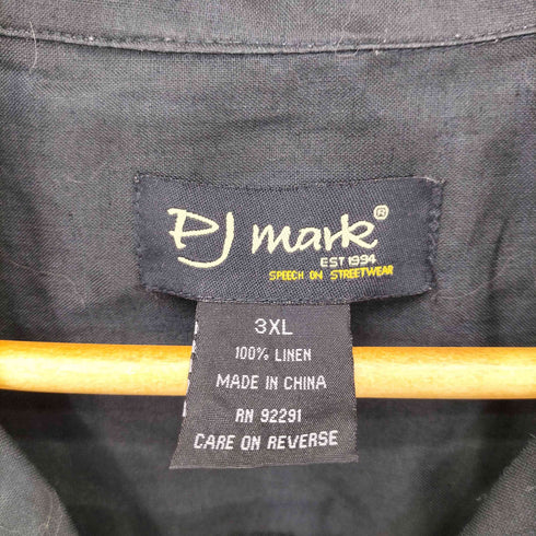 PJ MARK リネンオープンカラーシャツ オーバーサイズ メンズ 3XL