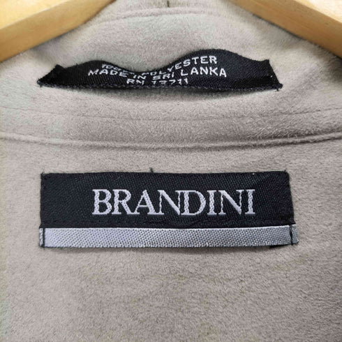 ブランディニ BRANDINI フェイクスウェードシャツ メンズ