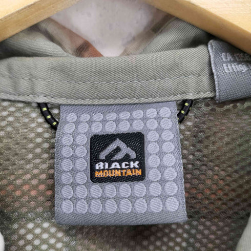 ブラックマウンテン BLACK MOUNTAIN ジップポケットチェックシャツ メンズ JPN:L