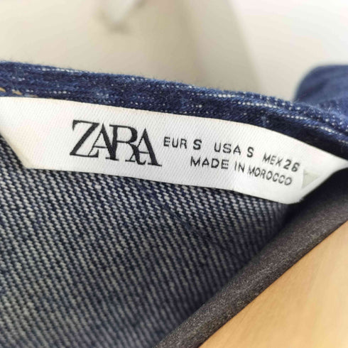 ザラ ZARA L/S デニムワンピース レディース import:S