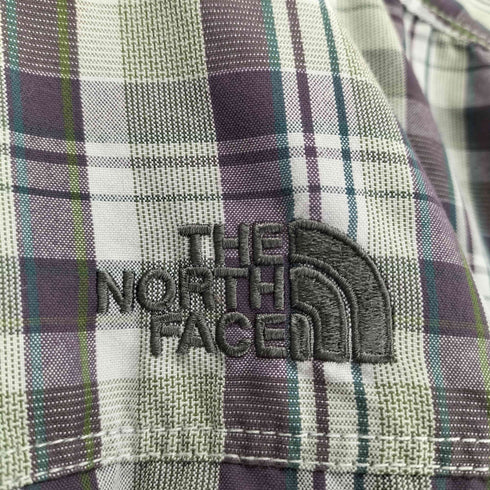 ザノースフェイス THE NORTH FACE ロゴ刺繍チェックシャツ メンズ