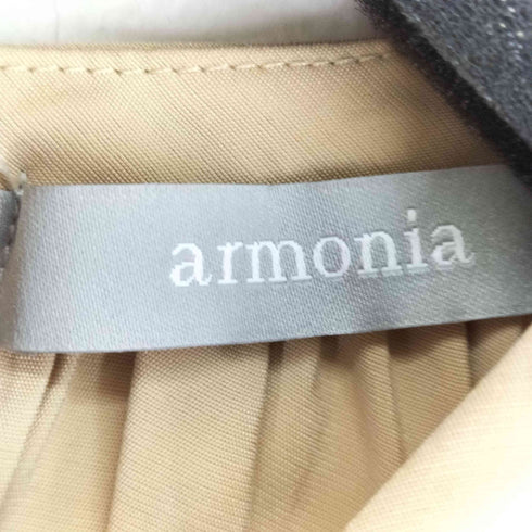 ARMONIA 裾切換えフレアワンピース レディース FREE