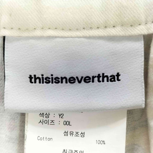ディスイズネバーザット thisisneverthat クレイジー ワークパンツ メンズ JPN:L