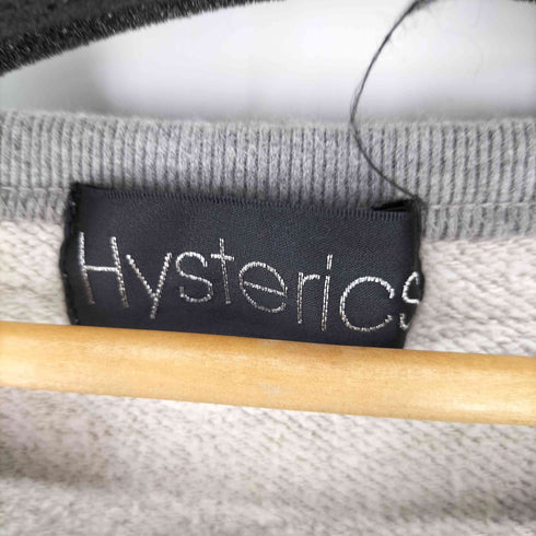 ヒステリックス HYSTERICS Vガゼット ストーン装飾クルーネックスウェット レディース JPN:XS