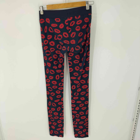 マークバイマークジェイコブス Marc by Marc Jacobs 総柄レギンスパンツ リップ 唇 レディース JPN:XS