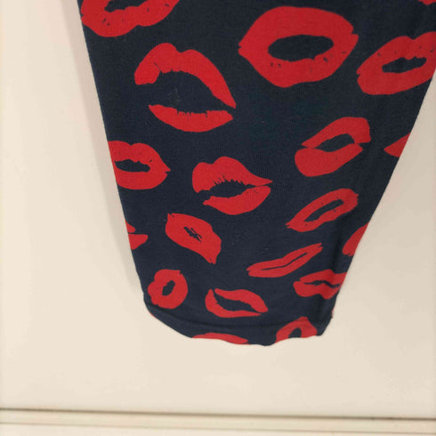 マークバイマークジェイコブス Marc by Marc Jacobs 総柄レギンスパンツ リップ 唇 レディース JPN:XS