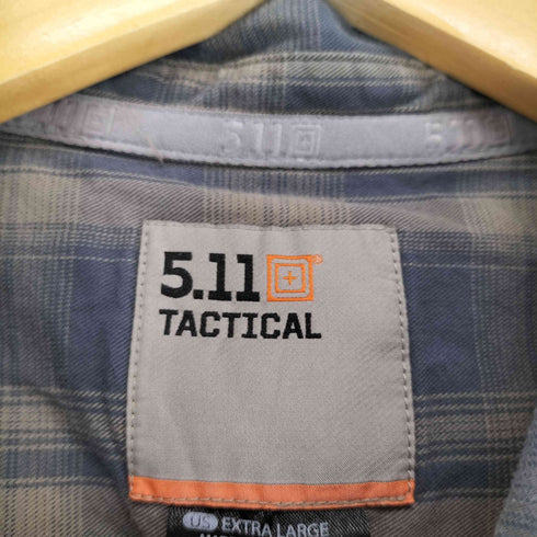 タクティカル 5.11 Tactical スナップボタンチェックシャツ メンズ JPN:XL