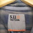 タクティカル 5.11 Tactical スナップボタンチェックシャツ メンズ JPN:XL
