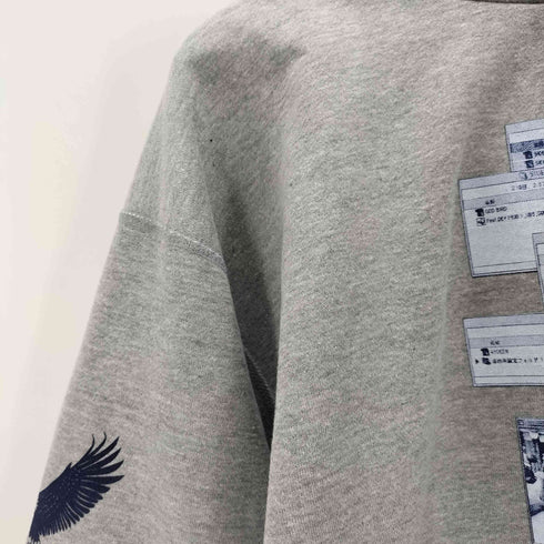 クロスアンドスティッチ CROSS&STITCH プリントプルオーバーパーカー メンズ JPN:XL