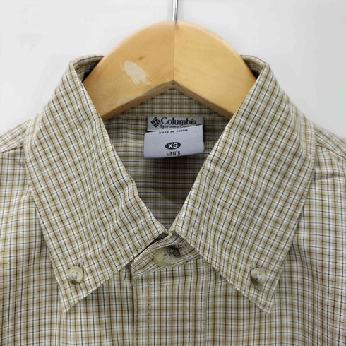 コロンビア Columbia TITANIUM チェック柄シャツ メンズ JPN:XS