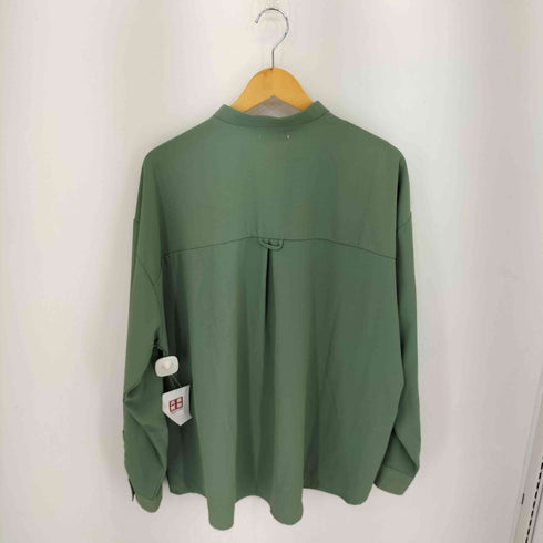 ニルウェイ Nilway ニュースタンダード リラックスオーバーサイズ バンドカラーシャツ メンズ import:M