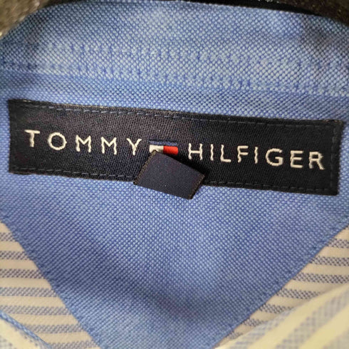 トミーヒルフィガー TOMMY HILFIGER BDストライプL/S シャツ メンズ import:XL