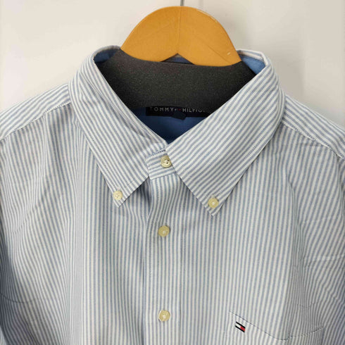 トミーヒルフィガー TOMMY HILFIGER BDストライプL/S シャツ メンズ import:XL