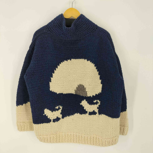 FRON ENTERPRISES LTD カナダ製 カウチンニット 狼 メンズ