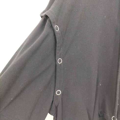 イクミ IKUMI SNAPBOTTON HOODIE スナップボタンプルオーバーパーカー レディース