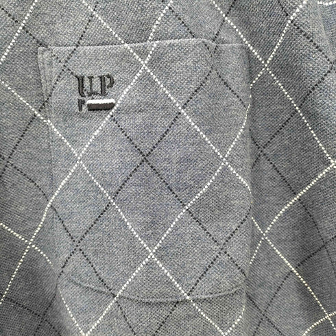ユーピーレノマ U.P renoma アーガイル柄ポロシャツ メンズ JPN:M