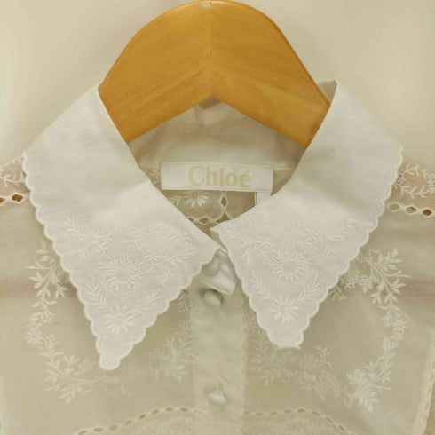 クロエ Chloe S/S レース ブラウス レディース DE:36