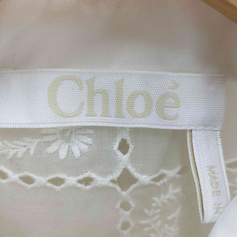クロエ Chloe S/S レース ブラウス レディース DE:36