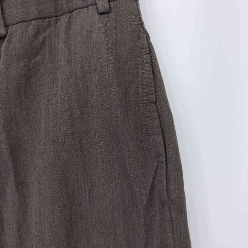 ブルックスブラザーズ 346 BROOKS BROTHERS MADE IN EGYPT ウールノータックスラックス メンズ W35
