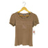 バーバリーブルーレーベル BURBERRY BLUE LABEL ラメロゴプリント クルーネックTシャツ レディース EUR:38