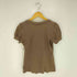 バーバリーブルーレーベル BURBERRY BLUE LABEL ラメロゴプリント クルーネックTシャツ レディース EUR:38