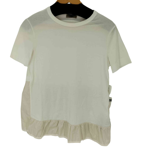 ヘルノ Herno ペプラムカットソー サイドプリーツクルーネックS/S TEE レディース JPN:40