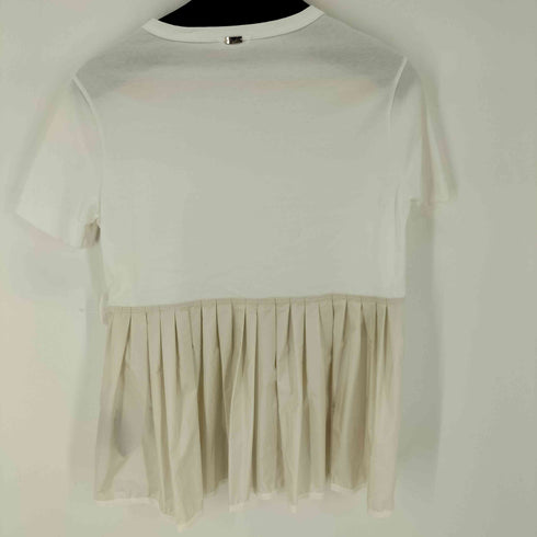 ヘルノ Herno ペプラムカットソー サイドプリーツクルーネックS/S TEE レディース JPN:40