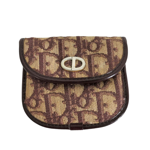 クリスチャンディオール Christian Dior CDロゴ金具 トロッター コインケース レディース
