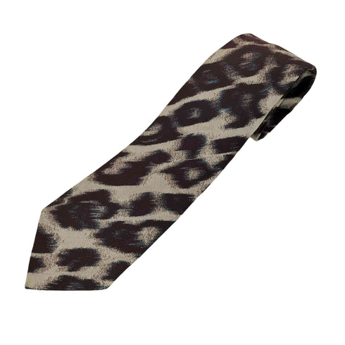 ドリスヴァンノッテン DRIES VAN NOTEN レオパード ネクタイ メンズ